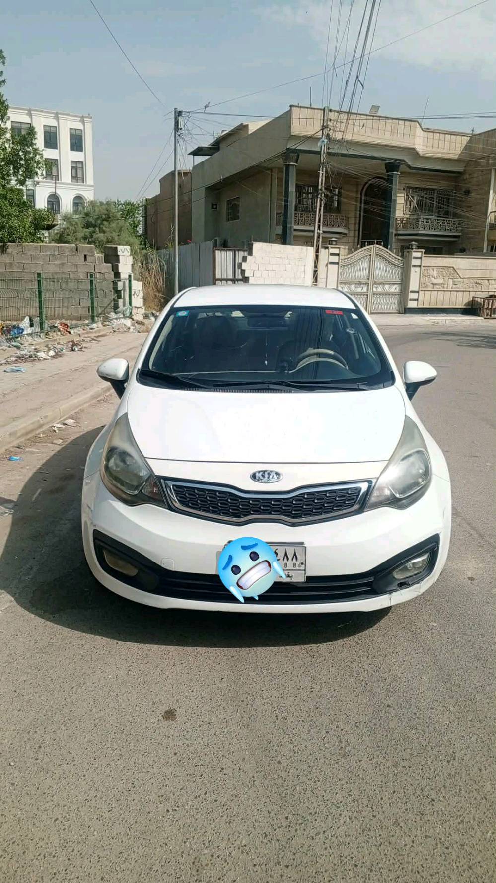 للبيع كيا ريو خليجي موديل 2014 رقم بغداد باسمي 
محرك 1600 دوش دبل قطرة 
ويل كب فراشة حجم 17
مراة شفط اشارة بلمراة
تحكمات ستيرن حاكية 
السيارة بدون صبغ بيها شخط باب الخلفي ورصعة بلجاملغ ملاحضات بسيطة 
ماشية 96كم 
***********
سعرها90ورقة وبيها مجال للشراء الجاد