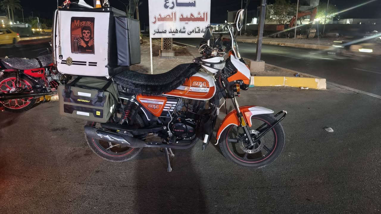 السلام عليكم دراجه دايوان موديل 2025 اصوليه بس باقي لوحات مكينه كبس ماشيه 68 الف دراجه خير من الله مكاني ديالى خانقين السعر مليونين وبي مجال الشراي يتفضل خاص او يتصل على الرقم ***********
