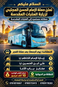 حملة الإمام الحسن • زيارة العتبات • انطلاقة الديوانية