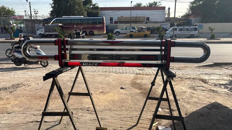 حدادة بيت عبد 
لعمل كافه انواع السيبايات والدروعه الحديدوالسلستيل(خلفي امامي) 
وتعديل وصبغ السيبايات والدروعه المستخدمه 
العنوان بغداد مدينة الصدر قطاع ٣٥ مقابل نادي الولاء 
للاستفسار ***********

