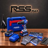 دريل شحن • RSS MAX • بطاريتين ١٠ خلايا