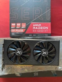 للبيع كرت شاشة RX6650 xt 8g  استخدام 20يوم  السعر 375 عنوان مدينة الصد...