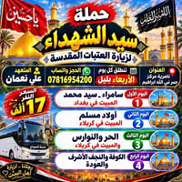 زيارة العتبات • ناصرية • الأربعاء بليل