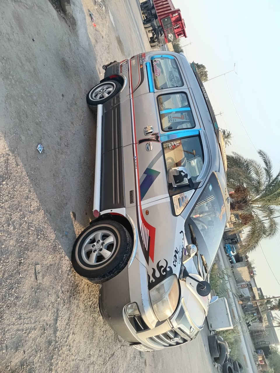 السلام عليكم ٧ مسكر اوتوماتيك رقم بغداد انكليزي ب اسمي بيها صبغ بل ربع جوه باب السلايت وبيها تعديل بل جاملغ مال السايق جوه القاعده مال الباتري والباقي سياره جاهزه فول مواصفات اربعه دسك حاكيه تبريد للاستفسار الاتصال ***********السعر 100$بيها مجال مكان السياره بابل
