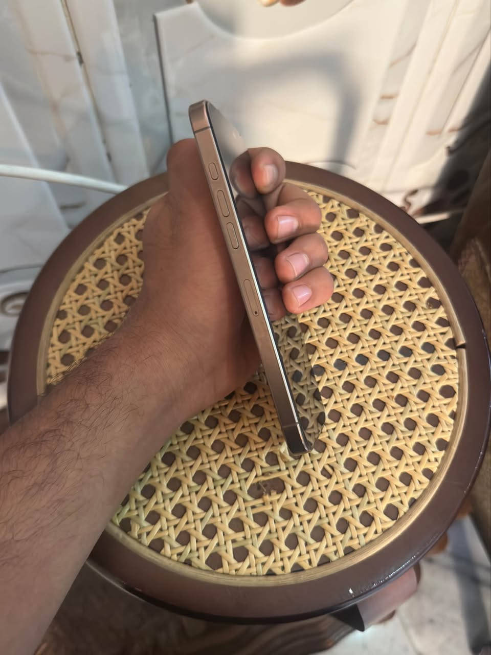 سلام عليكم آيفون ١٦ برو ماكس للجهاز ماستر ووتر ماداخل صيانه ويا كارتونته وكيبل الأصلي مالته 
ذ ٢٥٦ 
ب٩٠ 
مكاني حي اور رقمي ***********
***********
رايده مليون و٣٠٠
