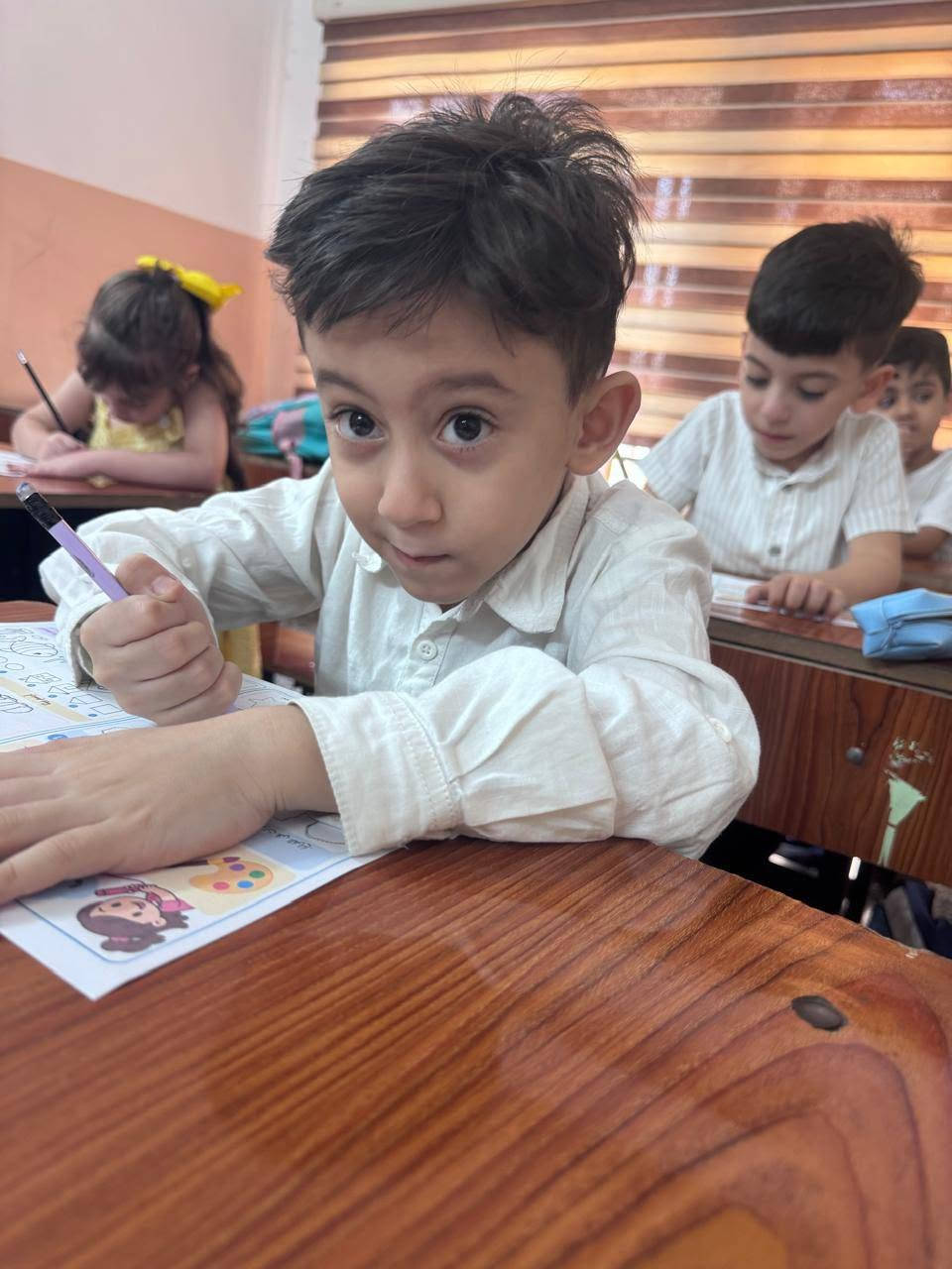 تبارك الذي جعل في الاطفال زينة الحياة الدنيا.

الصفوف التمهيدية التي انطلقت هذا الموسم.

درس الرسم حسب منهاج الروضة. في روضة البناء التربوي نتعلم الرسم حسب المنهاح.

التسجيل مفتوح. لا تنتظر حتى بداية الشهر القادم. سجل وتجنب الازدحام ونفاذ المقاعد.

***********
