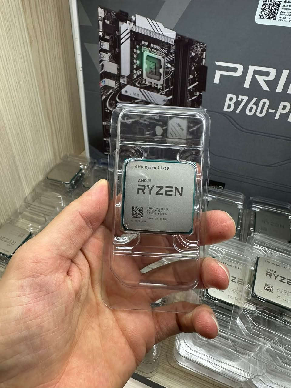 SHEX PC
RYZEN  5500
RYZEN  5600X
RYZEN  5700X
INTEL   1440F

MSI B450M-A PRO MAX II
GIGABYTE B550M K 

NEW 🆕 

توصيل لجميع المحافظات 🚚 
📍دهوك السوق شارع دورة كورك
📩 للطلب والاستفسار
WhatsApp ‪+964 773 416 8767‬

