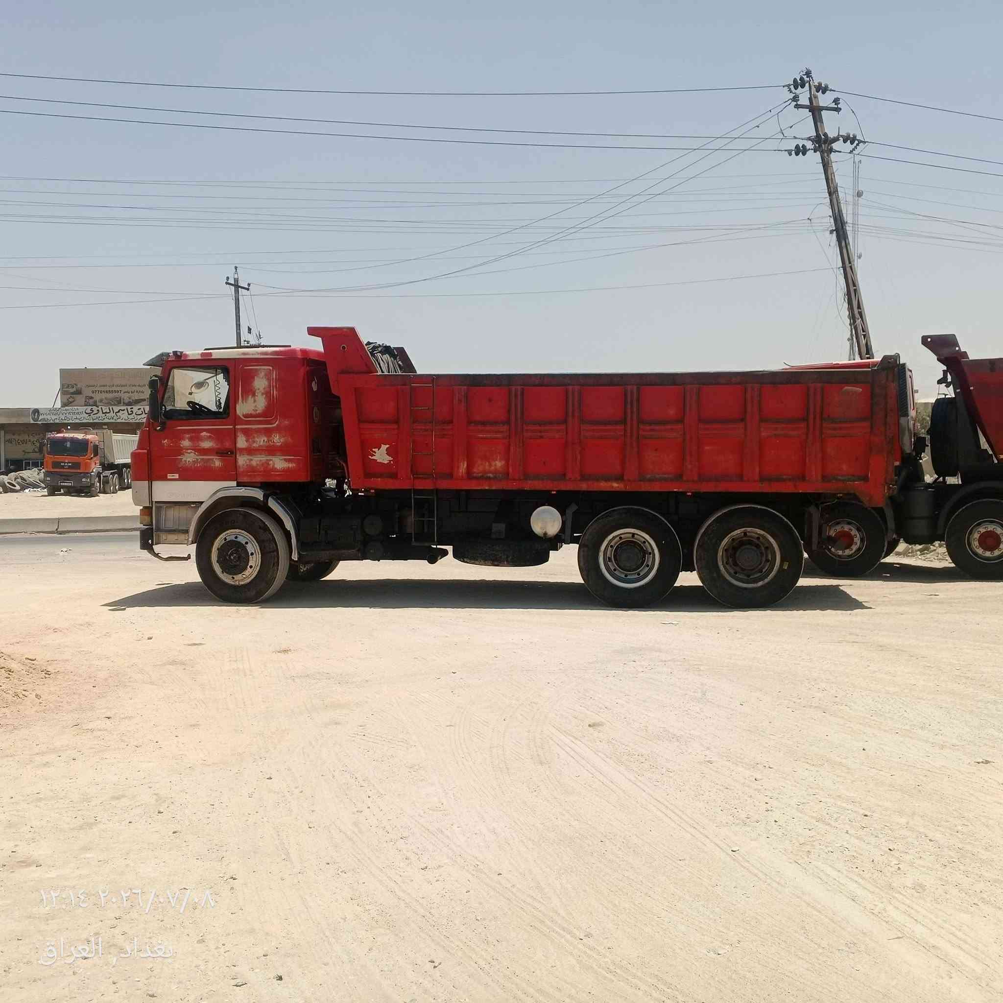 سكانيا محرك 13/26 كير 5/5 مجموعة مان اصل تك مطول 142 قمارة 113 مكان بغداد جسر الفرنسي ***********
