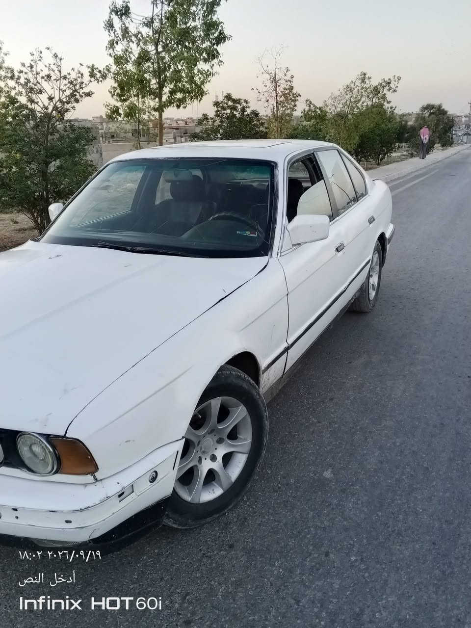 السلام عليكم من رخصه الادمن
بي ام حجم 525 للبيع موديل 91 محرك وكير عادي رقم نينوى اخضر صاحبها الشرعي موجود شرط الوكاله والتحويل السعر 25 وبيها مجال مكاني موصل الايمن بالهرمات غير متواجد على فيس خابر على رقم ودلل 
***********
***********

نص مكتوب في الصور:
- ١٧:٥٩ ٢٠٢٦/٠٩/١٩
- أدخل النص
- Infinix HOT 60i
- ١٨:٠٠ ٢٠٢٦/٠٩/١٩
- ١٨:٠٢ ٢٠٢٦/٠٩/١٩
- ١٨:٠١ ٢٠٢٦/٠٩/١٩