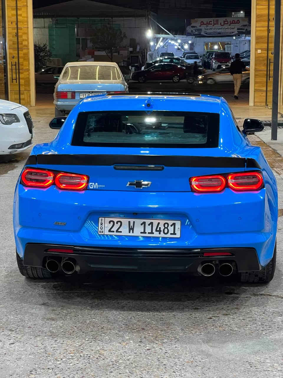 اللهم صلي على محمد وال محمد
السعر ٢٥٠ ورقة (٢٥٠٠٠$)

كمارو 2SS
موديل 2023 مكينه 6200 (V8)
39.800 كيلومتر
السياره فول مواصفات 
١- رادارات
٢- فتحه اسلايد
٣- بصمه تشغيل عن بعد
٤- كشنات جلد وكهرباء وتدفئه وتبريد
٥-شاشه حساسات 
٦- داتا شو
٧- هاند بريك دكمه
٨- تحديد مسار 
٩- كامره خلفيه 
١٠-مودات قياده 
١١- سماعات BOSE
——————————-
حادثه
سرقه بنيد 
وبدون ايرباك  
——————————-
مكانه كربلاء 
رقم اربيل الدولي تحويل مباشر
——————————-
وهذا رقمي للاستفسار
*********** واتساب
