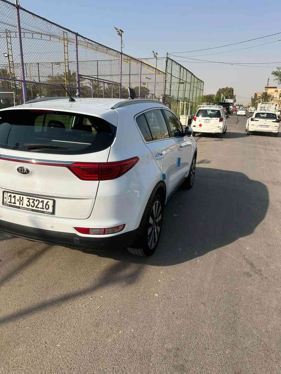 السلام عليكم سبورتج مديل ١٩ خليجي السياره مكفوله بيه بس بارد بخافت البيبان الخلفيه كد إصبعين والباقي مكفول السياره جديده ماشيه فوك بصمه بيه موصفات هواي 
٠مكاني بغداد الدوره حي دجله سعره 180 بيه مجال قليل
***********
