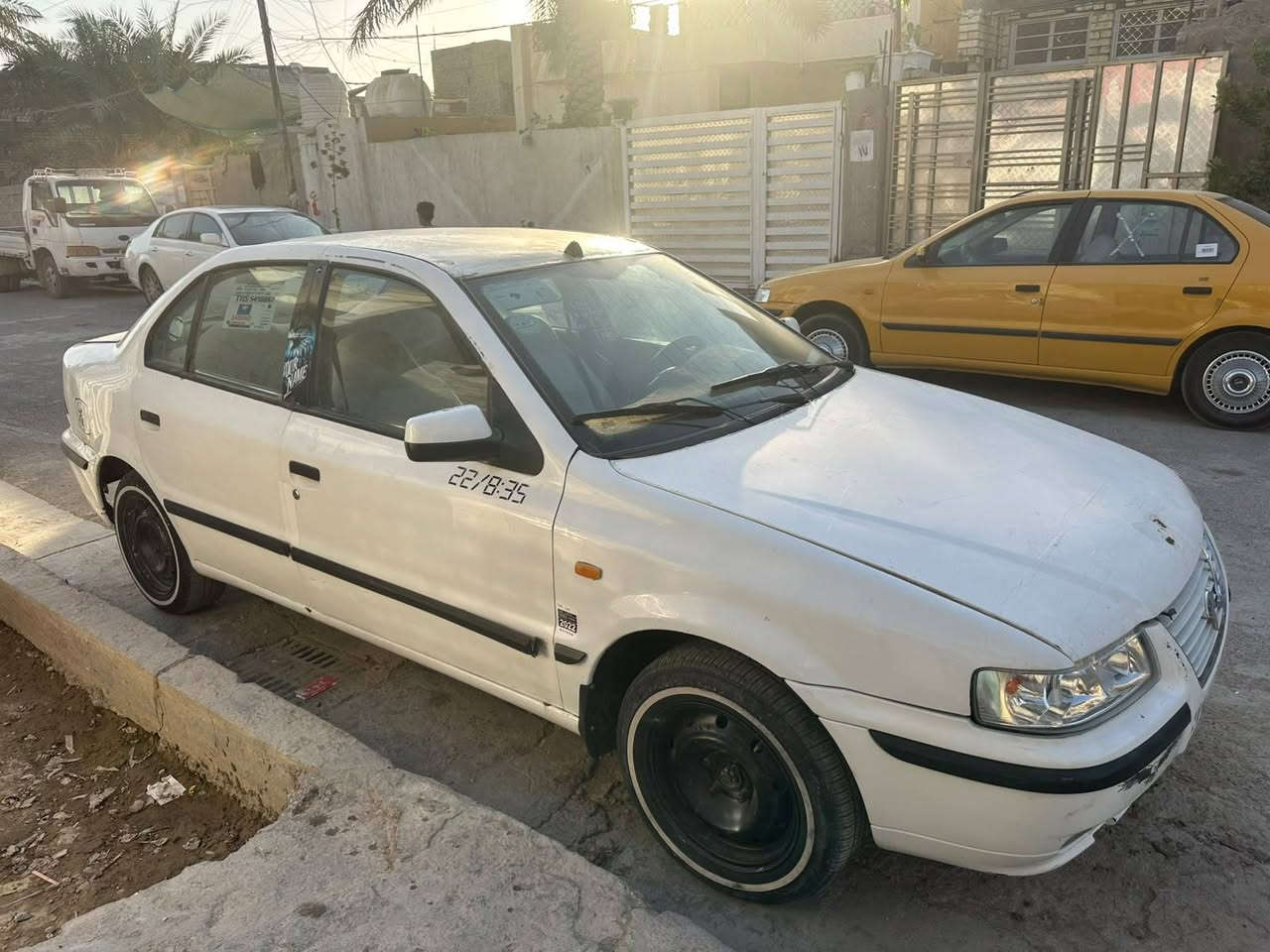 سمند مديل 11 رقم بغداد الدولي
تحويل ثاني يوم كير ومحرك مكفولات كفاله عامه ترايك للبصره 
كهربأيات كلها شغاله منضومه تبريد كامله بس عوزها غاز 
تخم تاير جديد باتري جديد بيها البوربرين الخلفي ينرادله تبديل ولشراي يجي يشوف ويدلل شواصي مكفولات بيها مكانات صبغ السياره مكفوله من الضربه العنوان بغداد العبيدي السعر 35
مكلف بل نشر رقم صاحب السياره ‏‪***********‬‏
