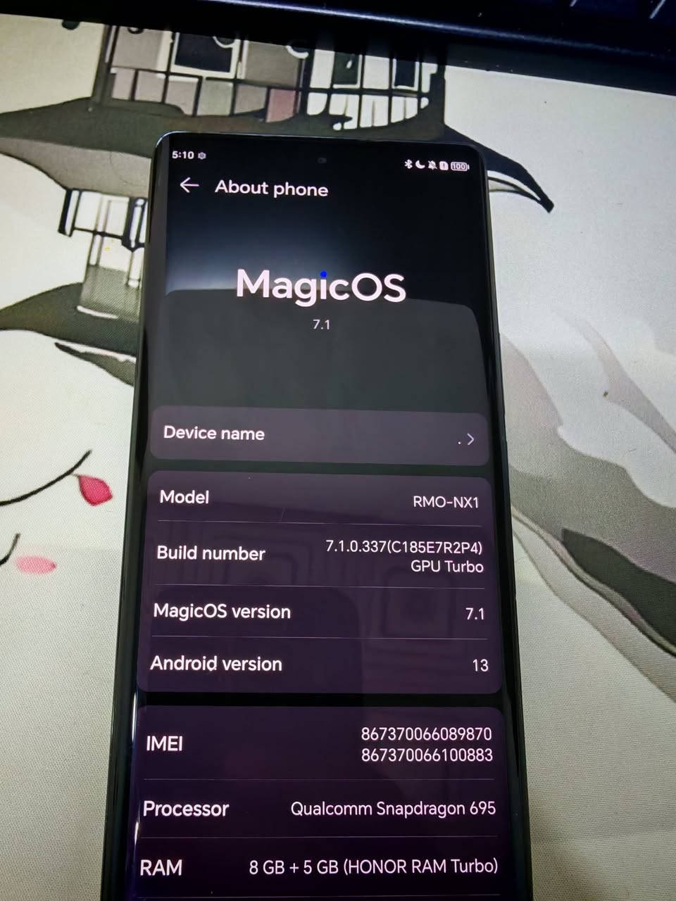 هونر x9a للبيع 
المواصفات
128 كيكا
شاشة AMOLED منحنية بمعدل تحديث 120
كاميرا ثلاثية الأساسية بدقة 64 ميجابكسل
بطارية قوية بسعة 5100 مللي أمبير مع شحن سريع 40
واط
يدعم شبكات الجيل الخامس 5
الحالة مستعمل بي فطر بالشاشة ما مأثر على اي استخدام وموضح بالصور وكلشي بي شغال + شاحنه ماوياه 
المكان تكريت القادسية
السعر 150 وبي مجال للشراي
تواصل *********** واتساب
