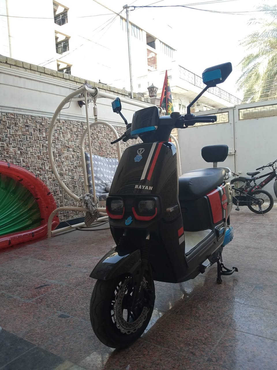 للبيع: دراجة شحن كهربائية RAYAN (موديل حديث)
الحالة: نظيفة جداً وبحالة ممتازة، مستعملة بعناية

العنوان /بغداد حي القاهرة 
الهاتف / ‏‪***********
