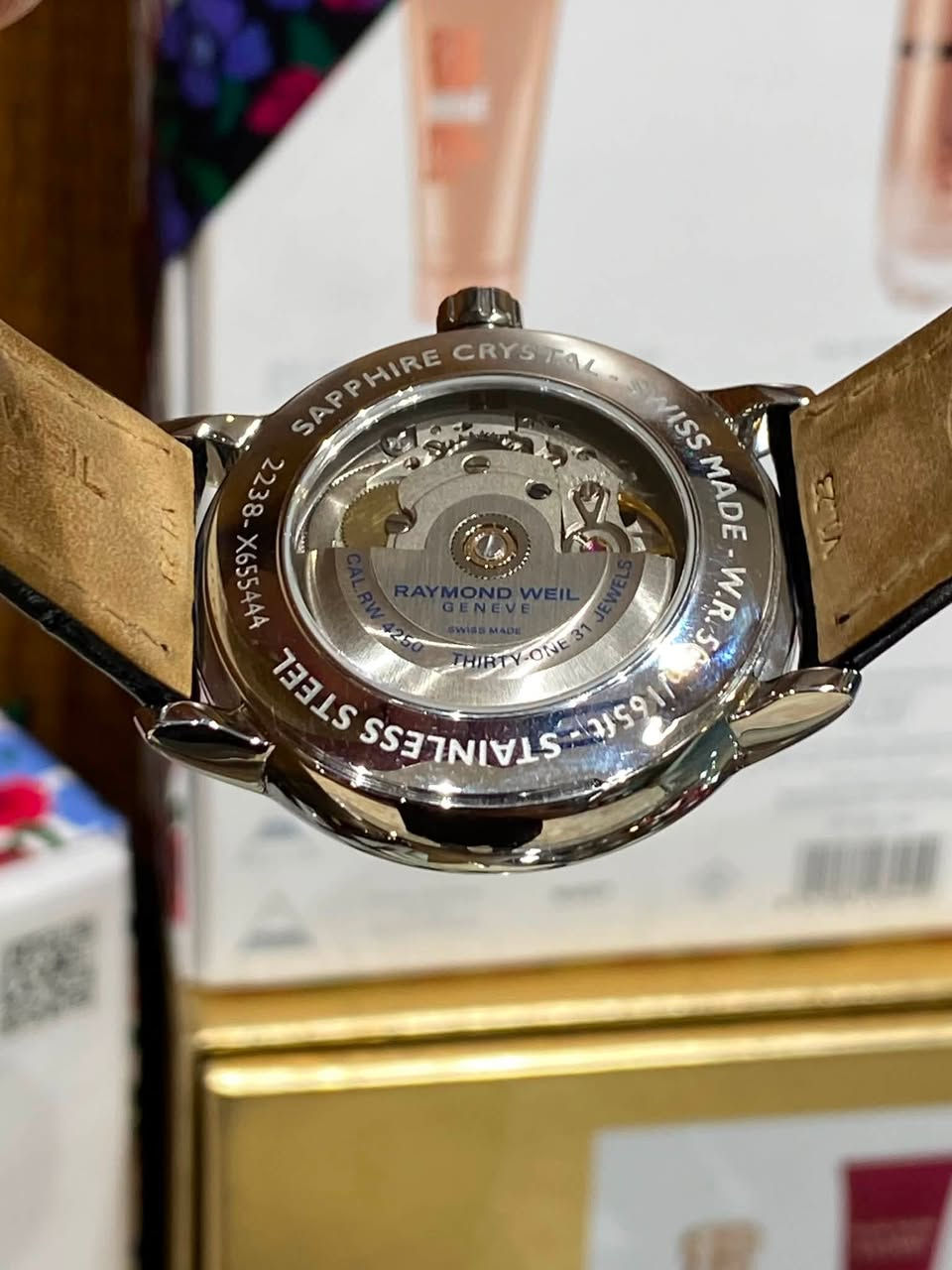 RAYMOND WEIL

MAESTRO

متوفر وكالة مستخدم كالجديد 

كامل المرفقات بدون كرنتي نظافة ‎%‎99

قطر 40

اوتوماتيك 

احتياطي الطاقة 38 ساعة 

سنتر ثواني منفصل 

ماكنه كشف 

توجد خدمة توصيل 

***********
