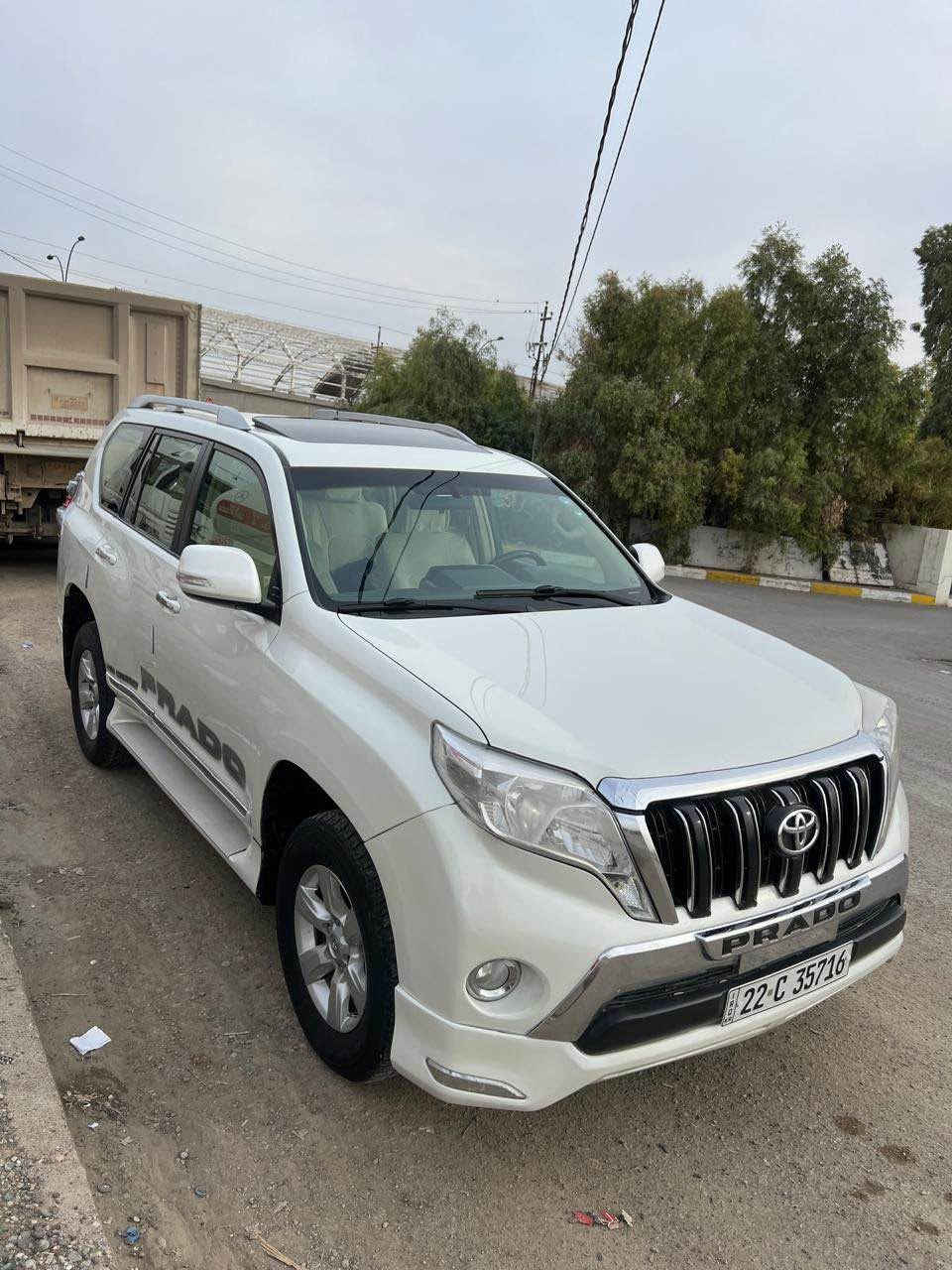 پرادۆ ٢٠١٤ مواسەفات فوول  ٦ پستن سەنەوی و ژینگەی تا ٢٠٣٠ نویە جاملەغی لای سکن پیشەوە سبوغە بی ژۆری بی ارباگ دوو بستیش ساردی هەیە تازە پێشی توند کراوەتەوە ٤ تای بریجیستونی لە بنە لە دەعامی پیشەوە تا دواوە هەموو شتی بەشەرتە یەک دینار مسرفی نیە 
***********
نرخ ٢٧٠ أربيل, العراق
