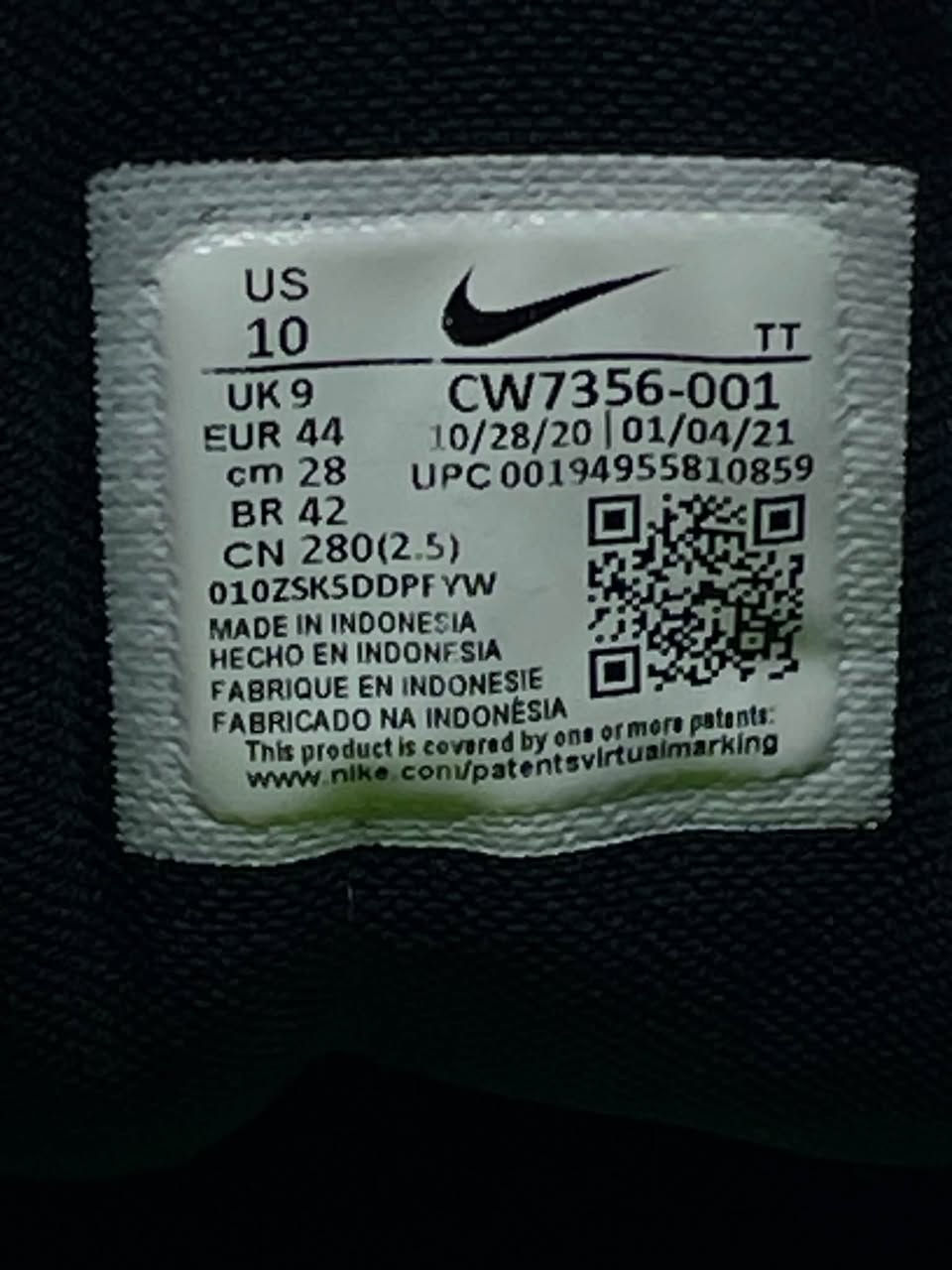 حذاء NIKE باله اورجينال نضافة 100‎%‎

قياس : 44
طول القدم : 28

MADE IN INDONESIA

———————————————-

يوجد توصيل 🚚 ( بغداد - محافظات العراق )

☎️رقم الهاتف : ***********

للحجز - دايركت

نص مكتوب في الصور:
- NIKE قياس : 44 طول القدم : 28
