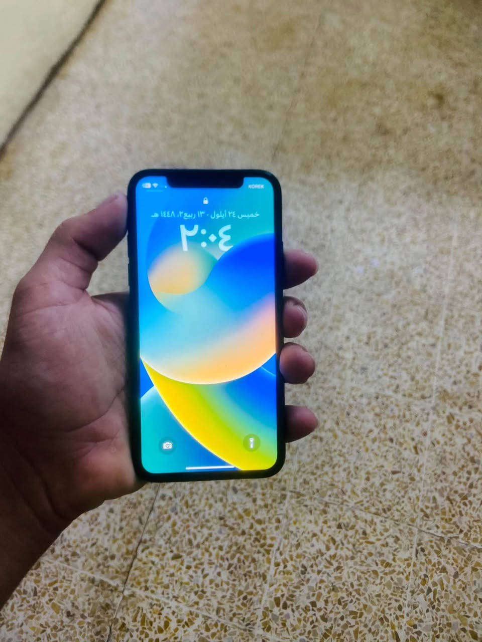 آيفون X ذاكرى 64 فيس إيدي ينراد برمجه جهاز نضيف كلش كدام العين بطاريه 100 بلادي شاشه خيارين اصلي بي فقط كامره الخلفيه السعر ١٤٠ بي مجال مراسله الصفحه أو اتصل *********** 
***********
