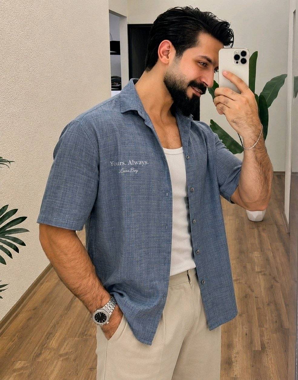 توفر الترند 🔥
👕 قميص كات رجالي شبابي
أقوى قميص تشوفه عينك 😎
قميص نهاية العالم 😂🔥
خامة كتان قطن التركي   الاصلي 💯 ، ستايل شبابي وترند الموسم ✨
👌 مريح • أنيق • خفيف • سهل التنسيق
القياسات S. M.L.XL.XXL 

السعر 25 الف 🔥 
🚘 يوجد خدمة توصيل
 لجميع محافظات العراق ٤ الاف 🚘