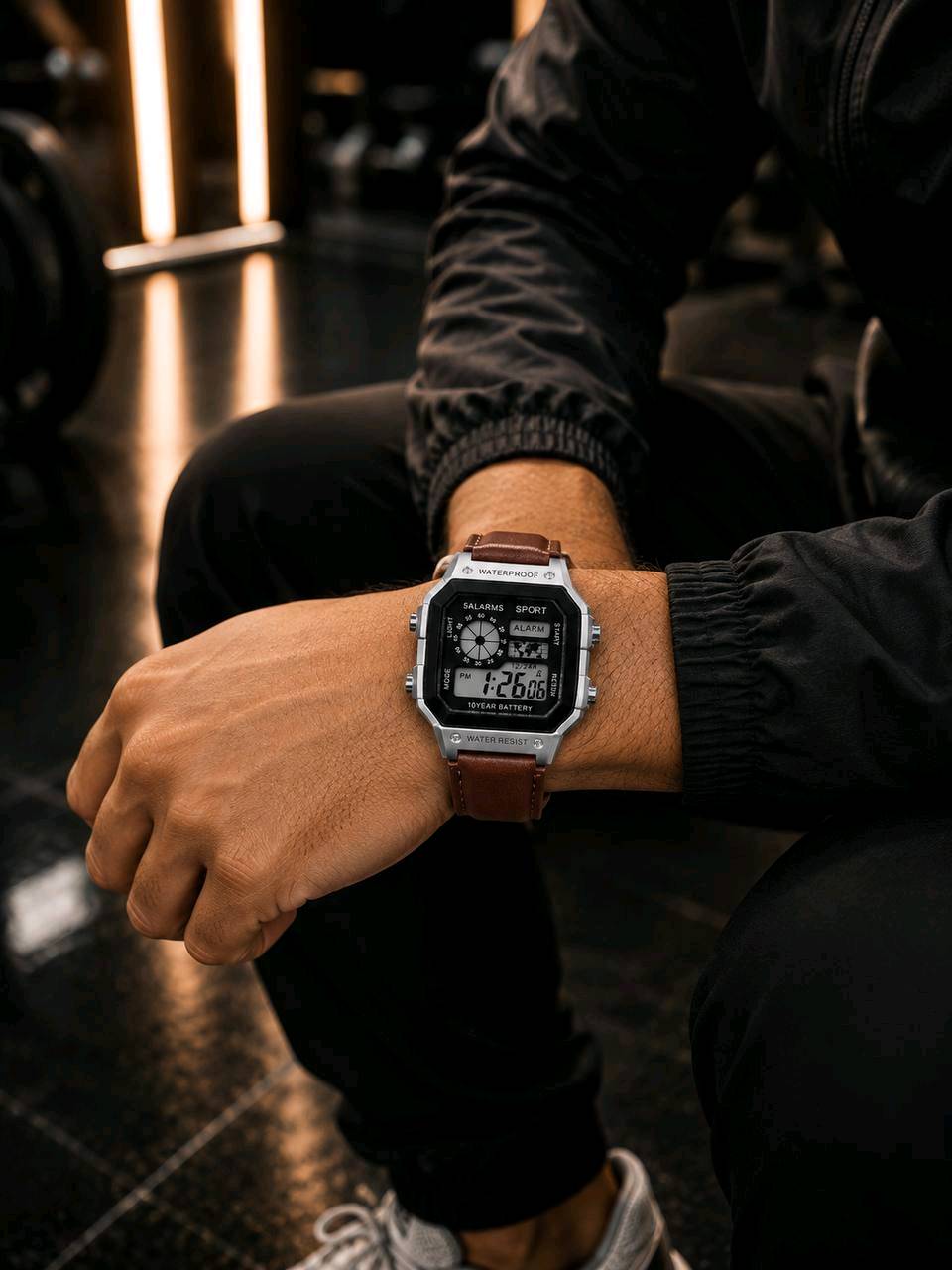 موديل جديد 🕰️

رجالي سبورت SPORT الكتروني ⌚
سير جلد مخيط 🧵
مقاوم للماء 💧
انارة ليلية 🔦
منبه ⏰
تاريخ يوم + شهر 📅
ظهر براغي 🔩

الوزن 33 غرام ⚖️
القطر 39 ملم 📏
السمك 13.50 ملم

سعر القطعة 2500 الف 💰
سعر الدرزن 30.000 الف