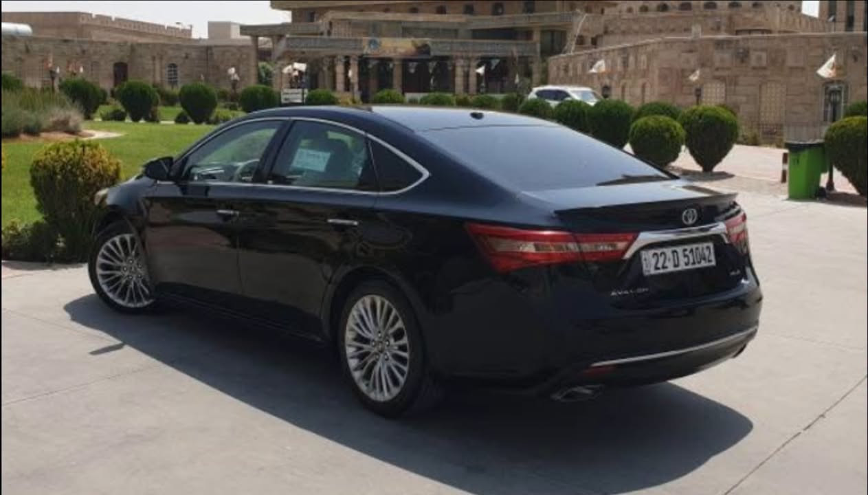 TOYOTA AVALON / LIMITED
مودیل 2013
مواصفات خلیجی
المسافە المقطوعە 289 کم ڕۆیشتووە
محرک 3.5 ما مفتوح بس بشرط
V6 ستە سلندر
فقط بونیت صبغ و 5 مکانات صغار تعدیل بارد
بۆنیت سبوغە بەبێ داخلی و ٥ شوێنی بچوک تەعدیلە
فول مواصفات (سلایت ـ شفتات بالستێرن ـ حساسات ـ تحكمات ستیرن فول ـ شاشەو کامیرا ـ مرایة كهربائیة ـ بلاجکتور ـ کشنات جلد و خزن و هیتر و تبرید ـ ۳ مود قیادە )
✅السعر 165 ورقە و مجال
کیر + محرک + تبرید + تحویل بشرط
رقم + سنویە + هزە کلها جدید لـ 2030
*********** موجود واتساپ ـ ڤایبر
شوێن هەولێر
✅لبيع سيارات  ::#Anas
✅#بيع #شراء #VIP #معرض #سيارات
🟥ملاحظه🟥
كل يوم انشر سياره تابع الصفحه
