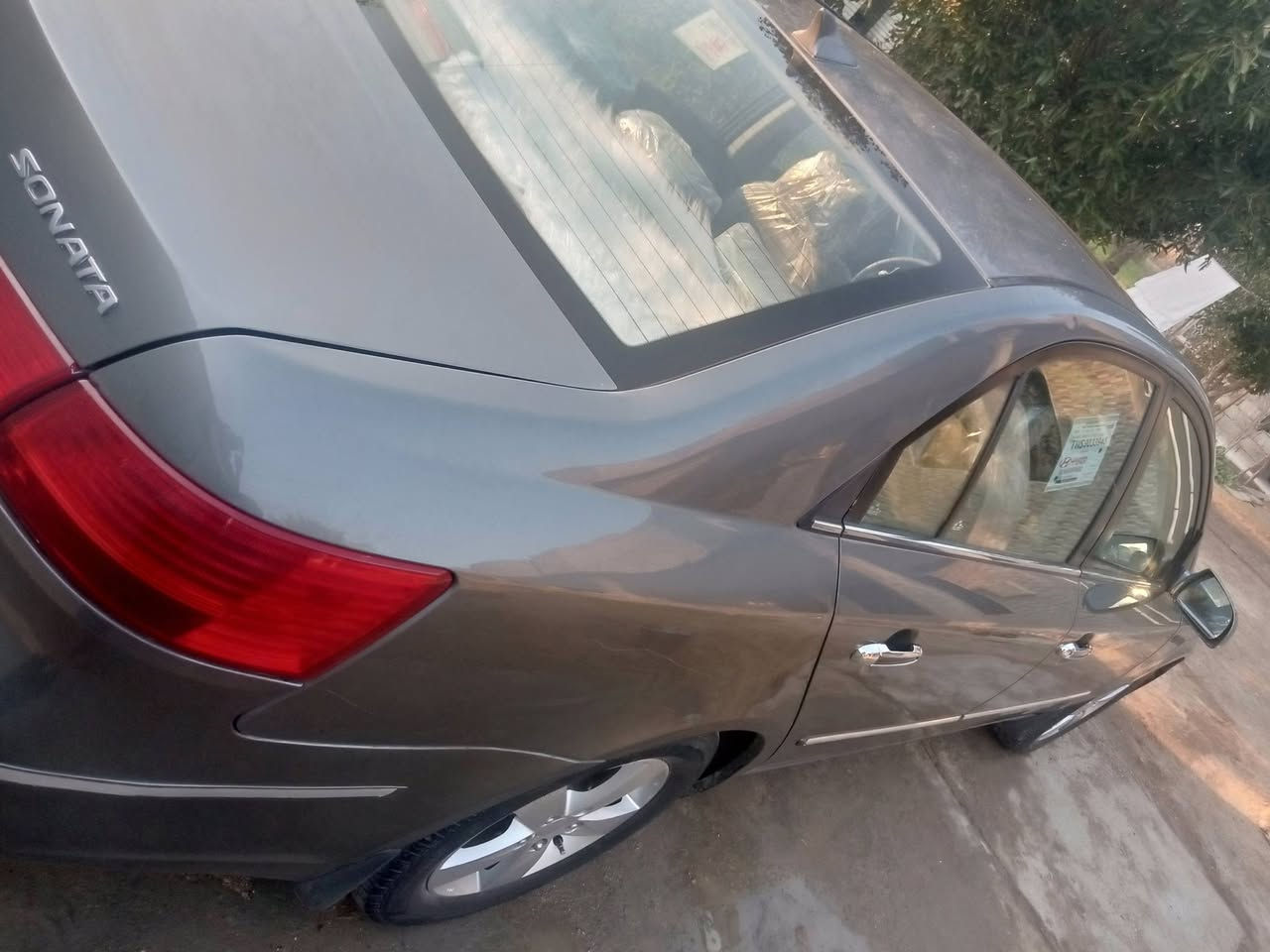 🚗 سوناتا 2009 للبيع

للبيع سوناتا 2009، السيارة باسمي ورقم أربيل، وضعها نظيف وجاهزة للفحص.

🔹 محرك 2400 C امريكي 
🔹  ضرر جاملغ خلفي فقط
🔹 السيارة باسمي وملكية أصولية
🔹 الفحص مفتوح للمشتري
🔹 السعر: 117 بيها مجال بسيط 
🔹 البيع تحويل أو مكاتبة

📍 المكان:  بابل الاسكندريه ..
📞 للاستفسار:   ***********

السيارة متاحة للفحص والمعاينة.
