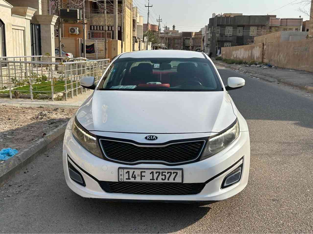 السلام عليكم 
اوبتيما خليجي موديل 2014 مرقم بصره الرقم الدولي الجديد محرك 2400 دوش المرغوب شرط جديد كير حداديه شرط الفحص السياره كفاله عامه السعر 137 ورقه 
مكاني ناصريه مركز للأستفسار *********** ناصرية, ذي قار

