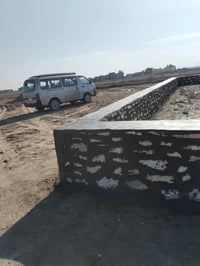 بناء حجر الأساس • تكحيل جهتين • مكطوعه مواد وعمل