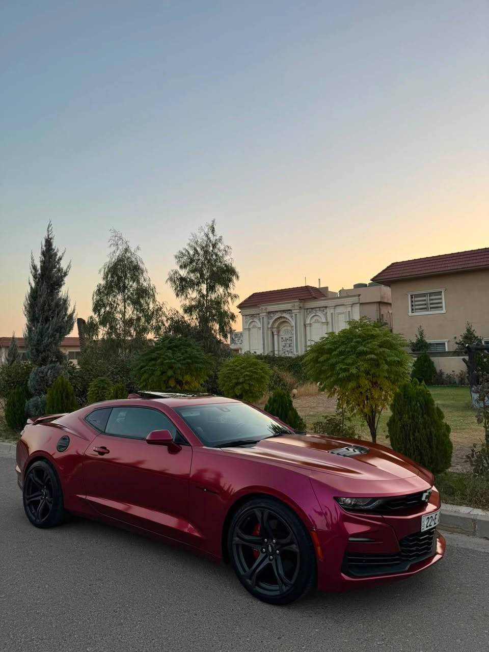 كمارو 2SS 1LE 
موديل/2022
ممشى السيارة 54000km
8سلندر/ مكينه 6200
مواصفات 
فول الفول shock and steel 
رادار امامي 
رادار خلفي 
تشغيل عن بعد 
فجوج بريميو 
داتة شو 
مراية وسطية كامرة live view  
كشنات ريكارو الكنتارا وجلد 
تبريد كشنات حار بارد 
فتحة سقف 
مثبت سرعه 
4انظمه قيادة 
10 نمر گير 
شفتات ستيرن
گير اوتوماتيك 
حادث السيارة چاملغ جهة السايق شبر صبغ 
ايرباك فقط ستيرن 
مع اكزوز سستم اصلي واكزوز سستم مزود هدية 
 وايرباك راجع بلادي 
سيارة مناقصها اي شي صور الحادث على الواتس اب على الرقم 
***********
سيارة ستوك ما موجود اي اضافة برمجة 
عليها تغيلف PPF متغير الالوان سويدي ضمان ١٠ سنوات أربيل, العراق
