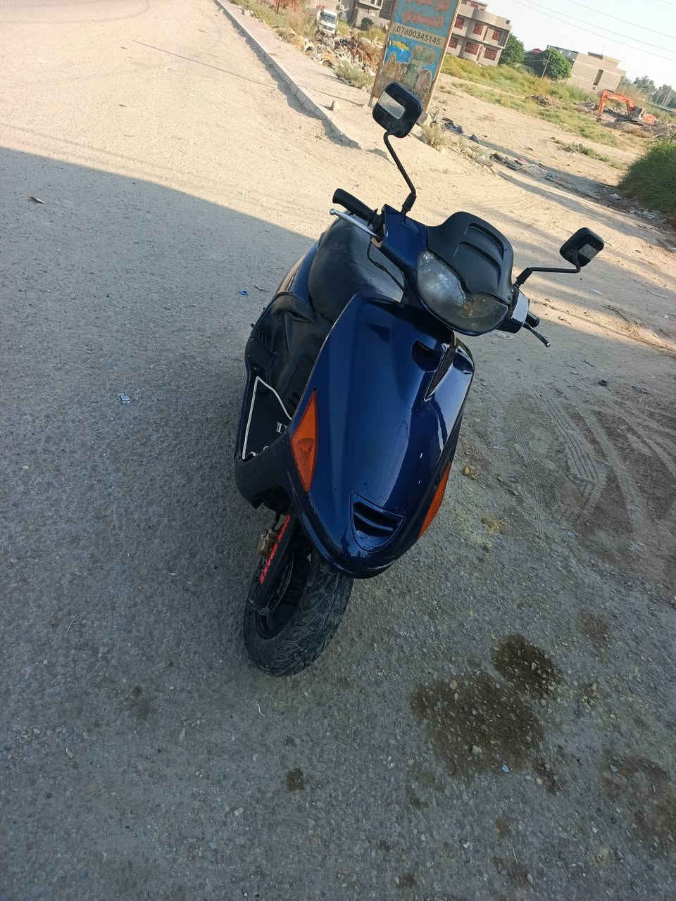 سلام عليكم دراجه لبيع فراشه نضيفه كهربيت شغاله مكينه ناعمه فول مشي معدل  تيرت جدد ما عيزه اي شي مكان كوفه رقم ***********السعر 350وبيه مجال
