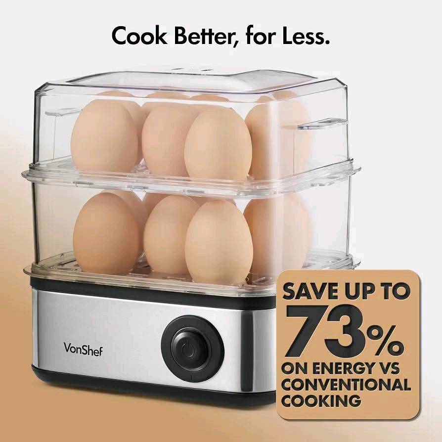🥚✨ خلي سلق البيض أسهل وأسرع وبدون مراقبة!
وصلت سلاقة بيض طابقين
جهاز عملي يحضّر لك البيض بالطريقة اللي تحبها، ويوفر عليك الوقت والجهد 👌🔥
✅ سعة تصل إلى 16 بيضة دفعة وحدة
✅ 3 درجات للسلق: طري، متوسط، ومستوي تماماً
✅ قوة 500 واط لطهي سريع
✅ طبقتين لاستيعاب كمية أكبر
✅ إيقاف تلقائي بعد انتهاء الطبخ
✅ تصميم عملي وسهل التنظيف
✅ مناسب للفطور، للبيت والعائلة وحتى لتحضير الوجبات مسبقاً
🛡️ ضمان سنة كاملة
💡 بدل لا تنتظر وتراقب البيض على الغاز… حطه بالجهاز وخليه يسوي الشغل عنك!
📦 متوفر الآن
🚚 توصيل لجميع المحافظات العراقية
📩 للطلب والاستفسار راسلنا على الخاص أو واتساب
Evija E-1230 — بيض مثالي بكل مرة 🥚❤️