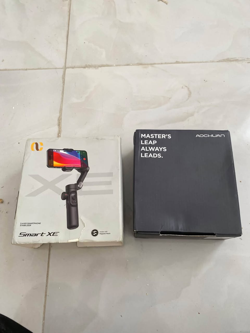 AOCHUAN Smart XE • جيمبال ٣ محاور • مستخدم ساعة