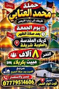 زيارة الأربعين • مبيت بكربلاء • كوت انوار الصدر