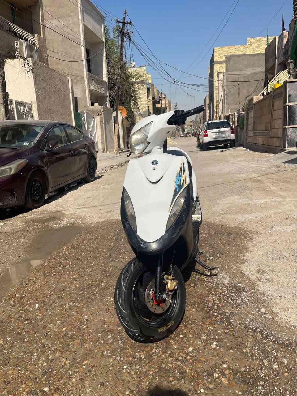 دراجة ماكس عدلة ابيض سرعة ١٢٠ لوك جديدة مكينة غير مفتوحة كهرباءيات شغالة سلف هندر نكرة وحدة تاير جديد عداد كيلو متر مع بالزين شغال السعر ٥٥٠وبيها مجال العنوان بغداد للاتصال ***********
