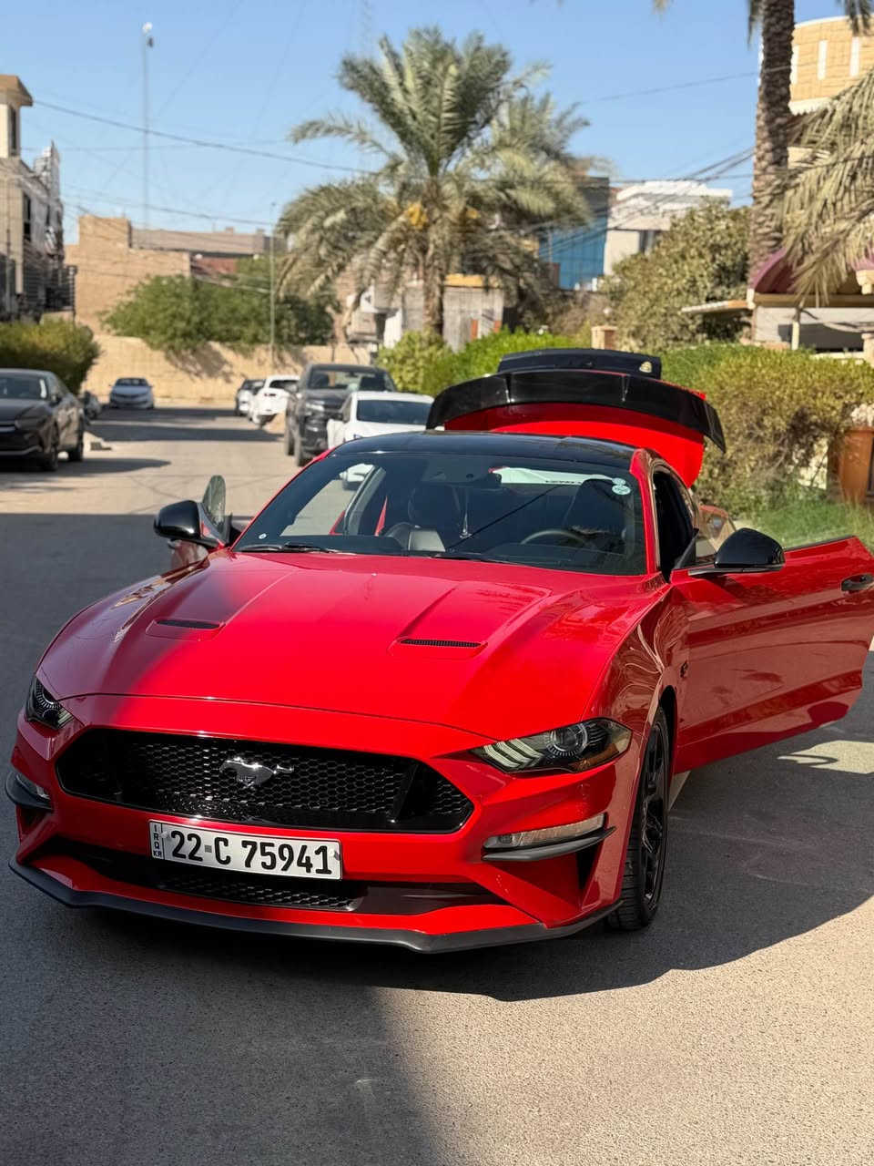 للبيع: فورد موستنك GT Premium موديل 2019 (خليجي) مكفوله كفالة عامة من كلشي 

* موديل: 2019
* الفئة: GT Premium
* وارد خليجي
* ممشى: 42,000 كم فقط
* محرك 5.0 لتر V8 تنفس طبيعي
* قوة 460 حصان
* ناقل حركة أوتوماتيك 10 سرعات
* دفع خلفي (RWD)
    (خمس وضعيات قياده)
     (اكتف اكزوز)
المواصفات:

* عدادات رقمية دجيتال (Digital Cluster)
* داخلية Premium مع إنارة داخلية متعددة الألوان (Ambient Lighting)
* مقاعد جلد كهربائية مع تدفئة وتبريد
* شاشة SYNC 3 مع Apple CarPlay وAndroid Auto
* تشغيل ذكي (بصمة) مع مفتاح ذكي
* كاميرا خلفية مع حساسات
* اختيار أوضاع القيادة (Normal / Sport+ / Track / Drag / Snow-Wet)
* إضاءة LED أمامية وخلفية
* جنوط أصلية

السيارة نظيفة جداً، ممشاها قليل، والفحص خير دليل.
للاستفسار والمعاينة التواصل على الواتساب او اتصل على رقم 
*********** بعقوبة, ديالى
