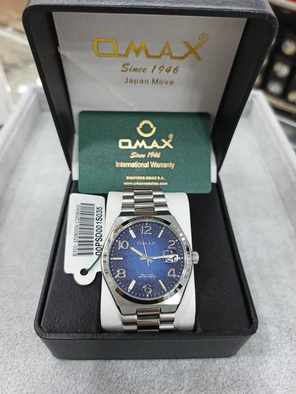 ساعة أومكس .. Omex watch
الصناعه : ياباني …. وكاله
الحركه : كوارتز  quartz
المواصفات : 
الساعه : جديد لوك ستانلس ستيل  
نافذة تاريخ مكبره .. زجاج ضد الخدش
مينه مميزه جدا 
موديل : 2026 
القطر : 41 m
السعر : بعد التخفيضات 135 الف 
التواصل : خاص ( ماسنجر ) 
او … اتصال مع واتساب ***********

#البصراوي 
#للساعات
#اختيارك 
#الامثل 
.
