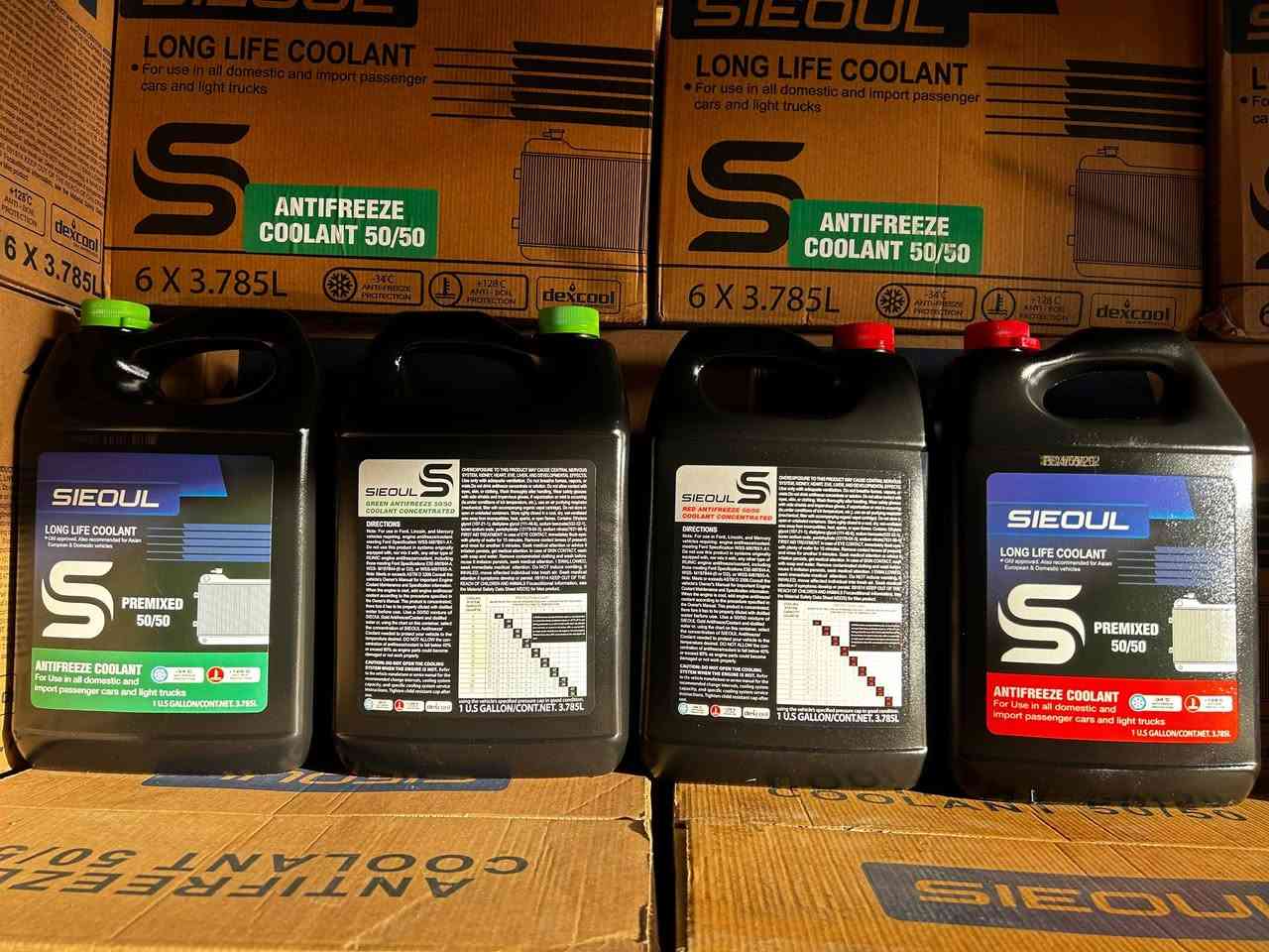 تـوفـر لـدينـا مـاء زيـتـي 4L أحـمـر+أخـضـر 
مـاء SEOUL زيتي أنتيفريز 50/50
يتحمل درجات الحرارة العاليه ودرجات الانجماد

سعر الكارتون45,000 مع التوصيل💰

حجم العلبه 4L الكارتون 6 قطعه
للاستفسار مراسله الصفحة أو الاتصال على الأرقام الاتيه:
واتساب:***********
اتصال:***********
