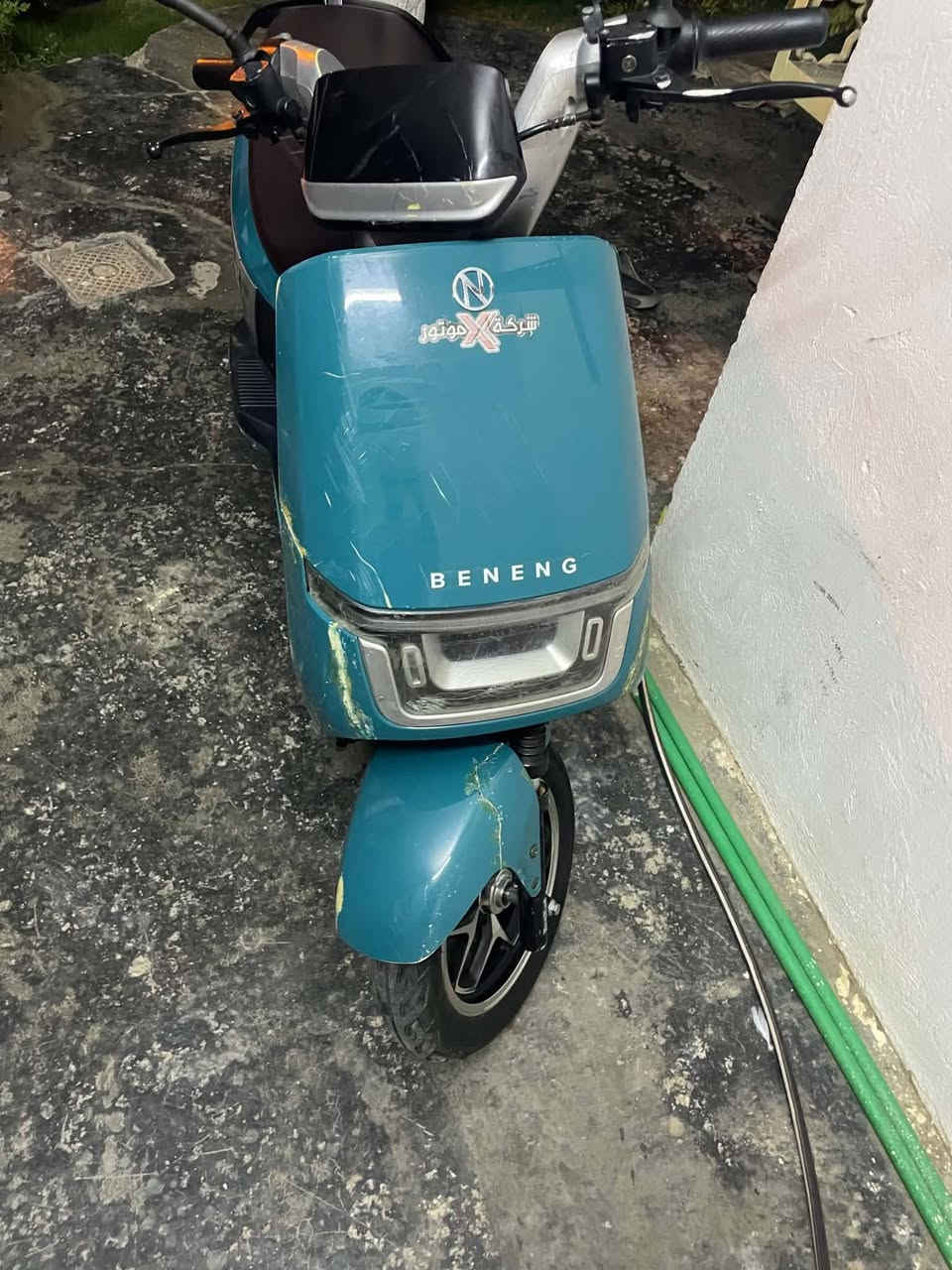 دراجه بنك X Motor للبيع
6 بطاريات مسطره 60 فولت
تمشي 60كم بالشحنه
نظيفه شرط الفحص
السعر 500وبيها مجال تدلل 
المكان فلوجه حي نزال وتساب ***********
