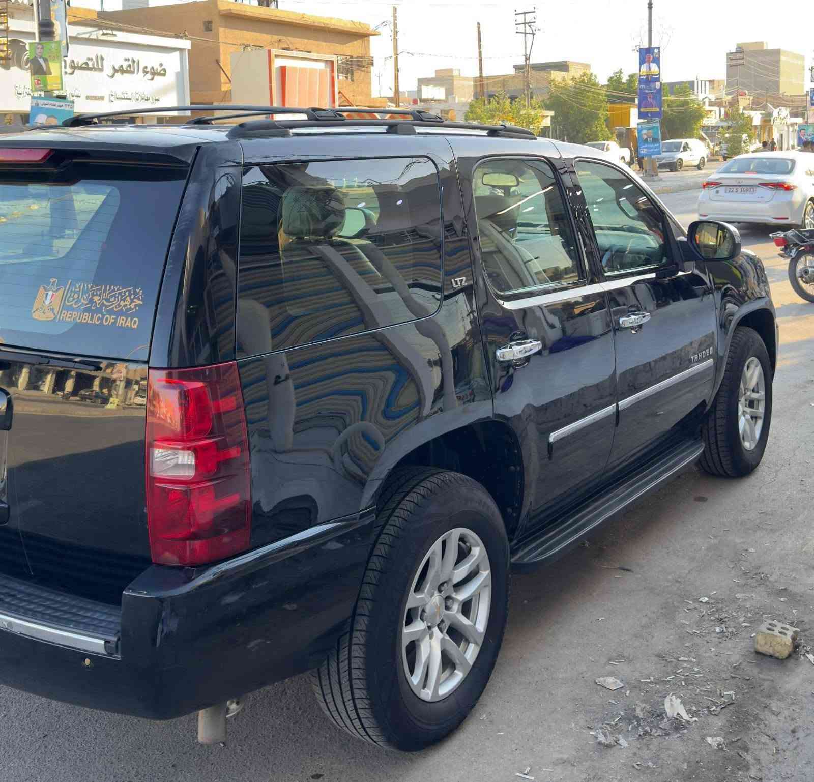س
سلام عليكم تاهو ltz رقم شمالي حداديه مكينه كير كله بشرط خليجي دواخل بيجي تبريد ثلاث قطع عليه منضومه غاز ***********  مكان سياره بصره
