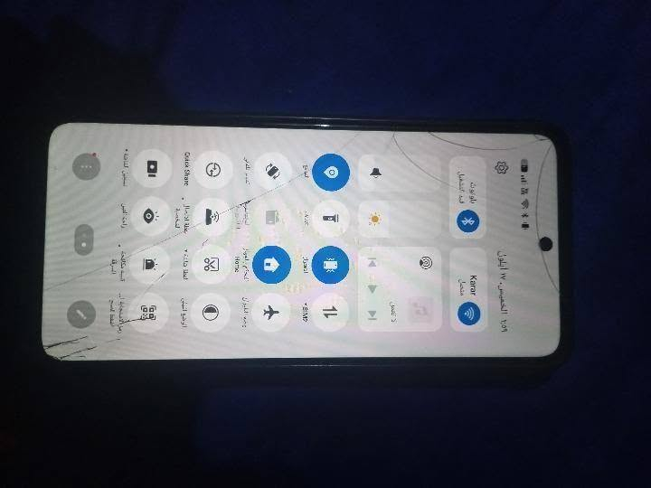 ريلمي c75x جهاز نفس ما موضح بل صورة بي فطور بل شاشة جهاز ممبدل بي إي قطعة جهاز كامرات وسماعة صوت وبصمة اصبع وبصمة وجه كلة شغال السعر 75 قفل بدون عملة التواصل واتساب ***********

نص مكتوب في الصور:
- حول الجهاز
- NEW 6.0 realme UI
- مساحة التخزين
- ٢٥٦ غ.ب / ٤٧,٥ غ.ب
- اسم الجهاز
- realme C75x
- المعالج
- MediaTek Helio G81 Ultra
- البطارية
- ٥٣١٠ مللي أمبير في الساعة (نموذجية)
- RAM
- ٨,٠٠ غ.ب + ١٦,٠ غ.ب
- الكاميرات
- أمامية 5MP
- خلفية 50MP
- معزز الأداء
- Trinity Engine
- الشاشة
- ٦,٦٧ بوصة
- الطراز
- RMX5020
- الإصدار