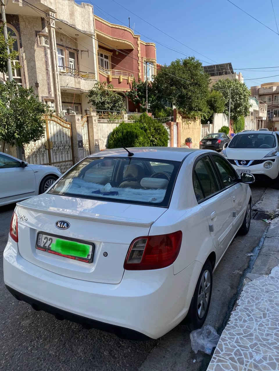 كيا ريو ٢٠١٢ خليجي كير محرك تبريد ثلج بشرط طخم تاير جديد رقم وسنويه وهزة جديداشاير بلمري شاشه وكاميرة  السيارة على وضع الشركة بيها شبر حافة البوند صبغ السعر ٨٧ ورقة. ***********.   *********** دهوك, العراق
