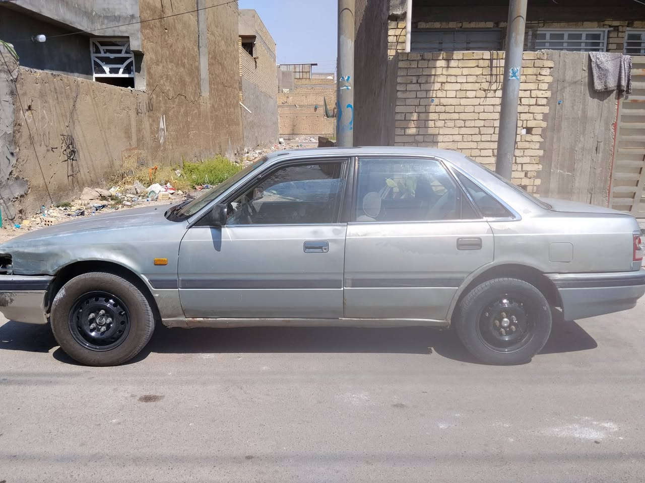سلام عليكم مازدا ٦٢٦ موديل ١٩٩٠ بسمي كير مكينه صدر تايرات كهربائيات كلهه مضبوطه عوزهه بطانة باب تترتب الاماميات موجوده بغداد بالثعالبه السعر ٣٠ بيهه مجال او مراوس ***********
