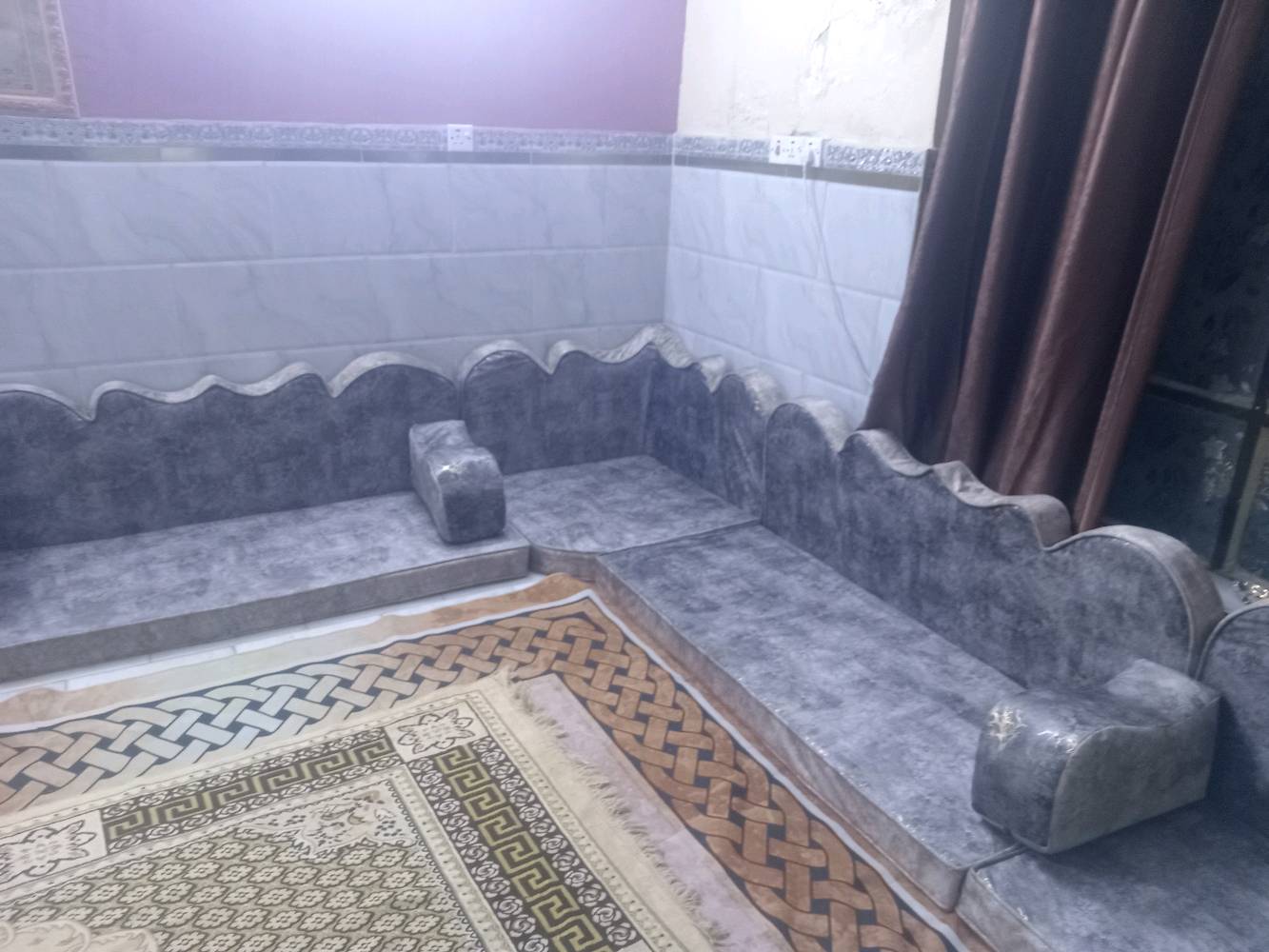 وفرنا لكم أحدث جلسات عربيه الأصيلة..المخيمات.. الموديلات بتصاميم الحديثة والتراث جميلة..
وجودة عاليه و ذات جمال فائق مصنوع من اجود انواع الاسفنج الضغط العالي ..  والاقمشه التركيه المشجره وأحدث الألوان 
الكتان والمقدف المبطن. و الشانين
&&يكون الديوان أنيق حسب مساحتك رغبتك
&&مساند بمختلف الأشكال 
&الاسفنج النوع الضغط العالي 
&&توصيل موجود داخل بغداد و المحافظات

سارع الآن بحجز طلبك لدينا كادر متخصص للتصميم حسب المساحات المطلوبه
للاستفسار و المعلومات
الاتصال أو المراسله على واتساب الرقم  
***********
***********
العنوان //بغداد-الدولعي قرب الجسر الدولعي