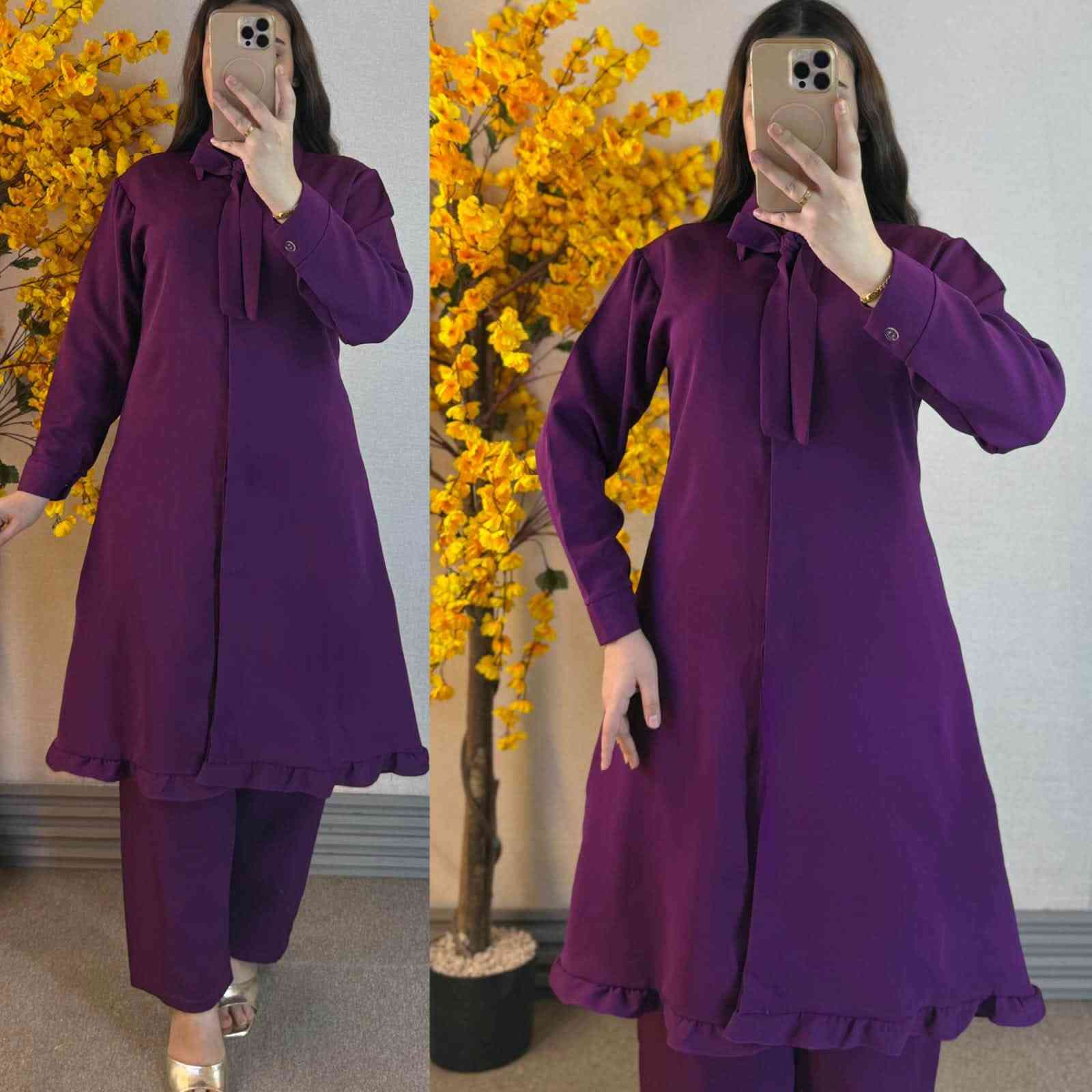 ✨ أناقتچ تبدأ من اختيارچ ✨

سوت نسائي راقي مكوّن من قطعتين 💕
تصميم أنيق، مرتب ومناسب للطلعات والمناسبات 🌷

🎨 متوفر بـ 8 ألوان مميزة حتى تختارين اللون اللي يناسبچ
👗 خامة مرتبة وتفصيل أنيق
📦 متوفر للطلب
🚚 توصيل متوفر
كل هذا الجمال 20 الف بس 

اختاري لونچ المفضل وخلي أناقتچ تحچي عنچ 🤍

📩 للطلب والاستفسار راسلونا على الخاص 
***********

