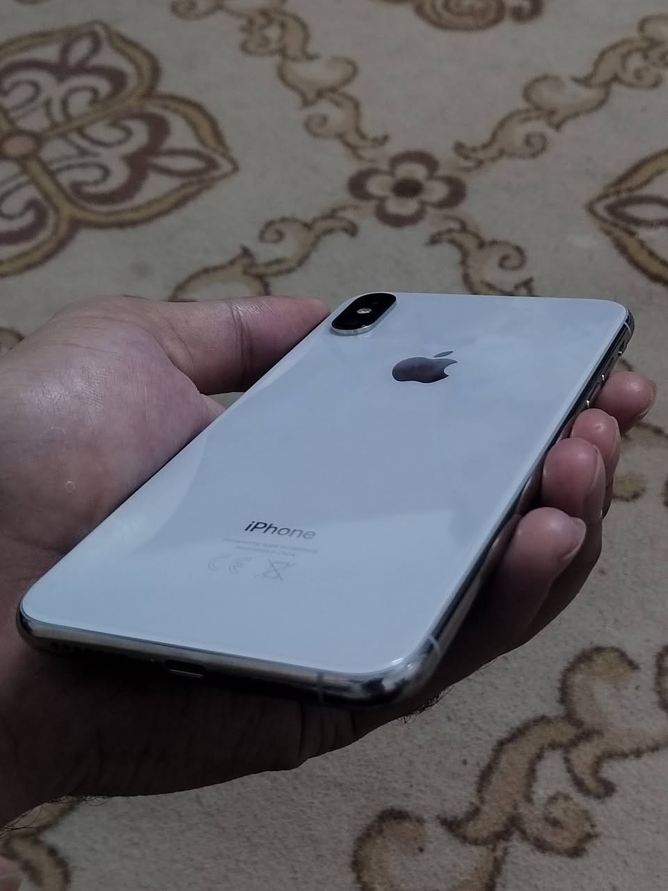 ايفون اكس ماكس الحجم الكبييييير
جهاز مبدل شاشه اصليه بدلته 110 الاف قبل سنه ونص الله شاهد حتى ماتطلع بالاعدادات 

مبدل بطاريه اصليه نسبته 100  صارلي كم شهر 

مبدل ذاكره الحاليه 256 

الكارتون مالته موجود 

جهاز شغال طبيعي كلش كله شغال مشكلته وحده

( يرست يطفى ويشتغل )

مراوس ونطي فرق
