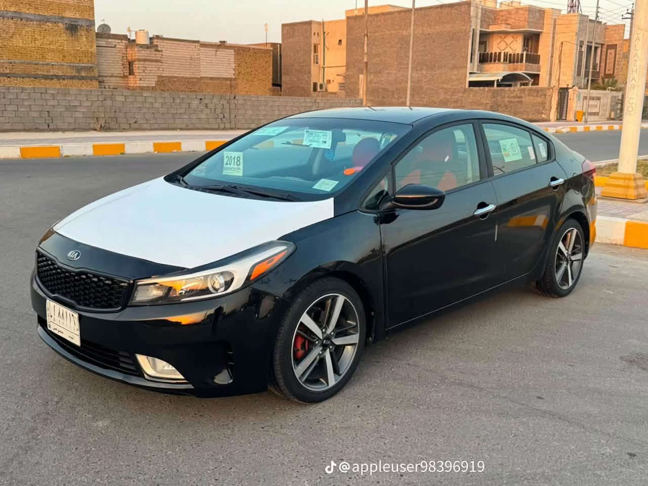 يا الله
كيه فورتي 

موديل:2018 

وارد امريكي 

حادثه فقط بنيد تبديل وصور الحادث مرفق بل منشور 

مكينه:2000دوش  بل كارتون برغي ما مفتوح 

كير:AT

ماشيه:90 الف 

تخم تاير جديد 

حداديه كلش جديده 

السياره تاخذه الف ما تصرف عليه 

مكانه: ناصريه مركز 

 سعر:105 وبيه مجال 

للستفسار:***********

نص مكتوب في الصور:
- @appleuser98396919