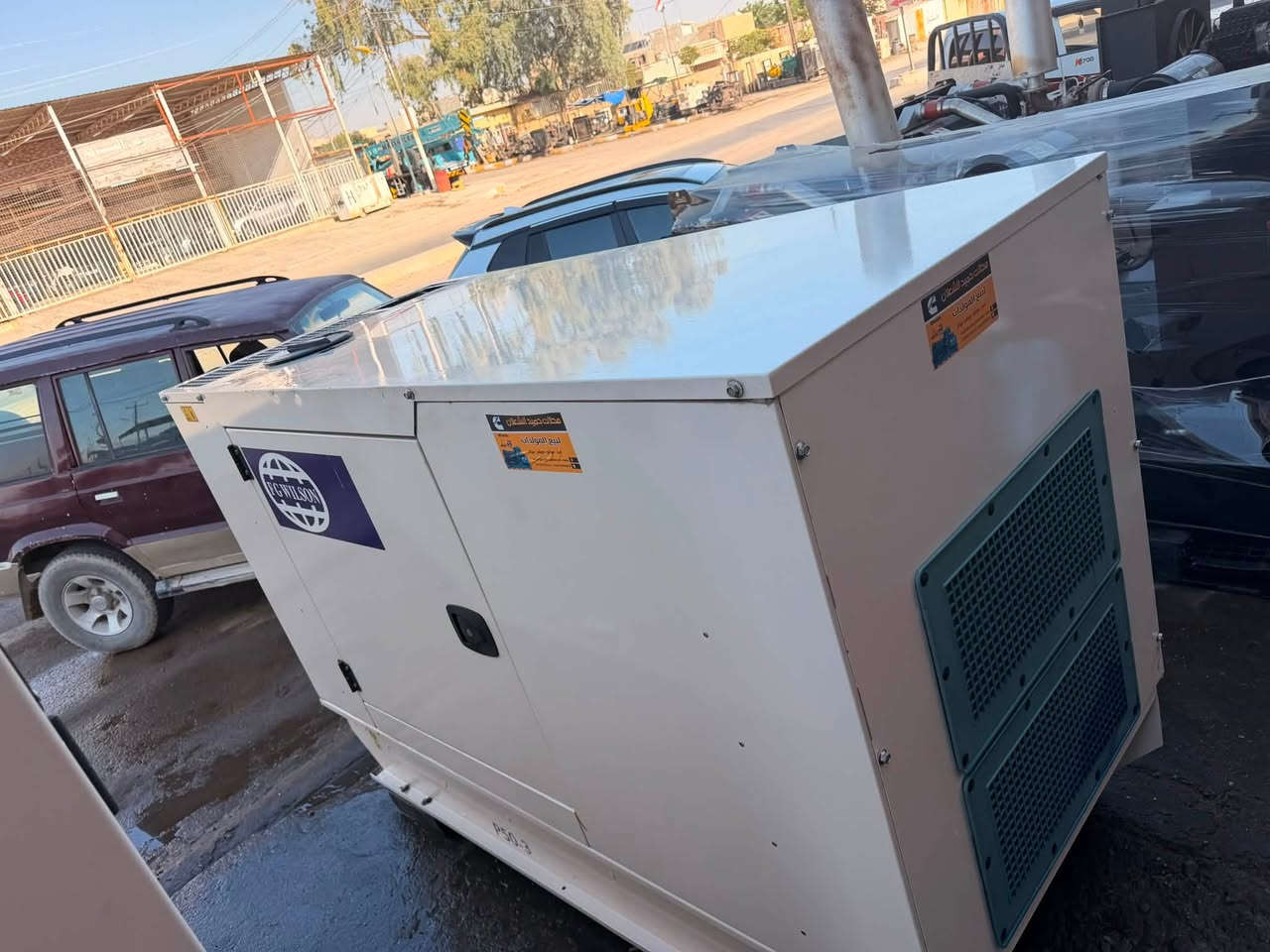 مولدة بيركنز  ايفجي أولسن اصلية  استندر 50 KVA  مكينة صندوگ مشتغلة 1700 ساعة     السعر 6800 $.      …. للإستفسار : *********** - ***********
