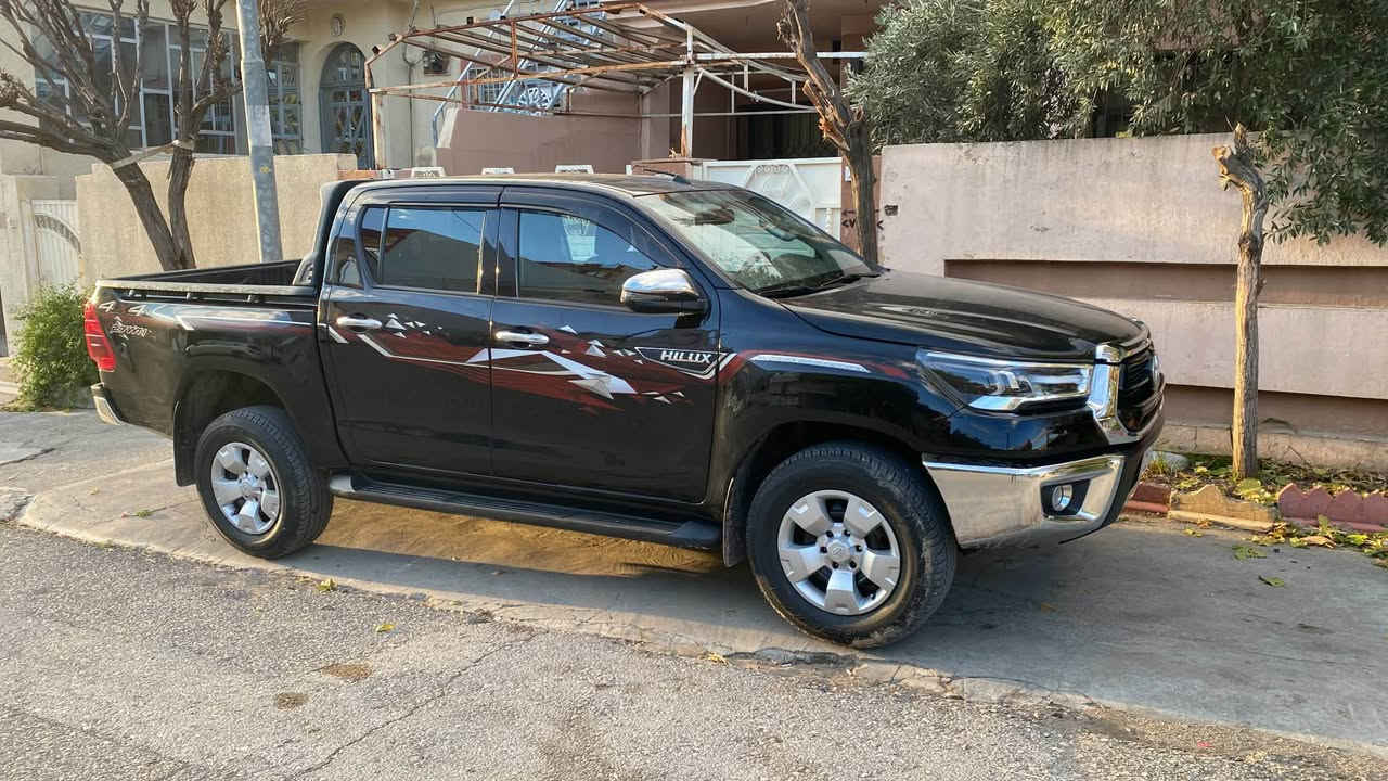 سەرەتا بە ناوی خوای گەورە
Toyota hilux 2022
گێر عادی شەریکەی جیهانە
فول مواسەفات کوشن سارد و گەرم 
کامل تەحەکوماتی سەر سوکان 
قفڵ ئەکسلە و بۆنیتەکەی جەکە
سۆنەرەکەیم داناوە 
***********
*********** السليمانية, العراق
