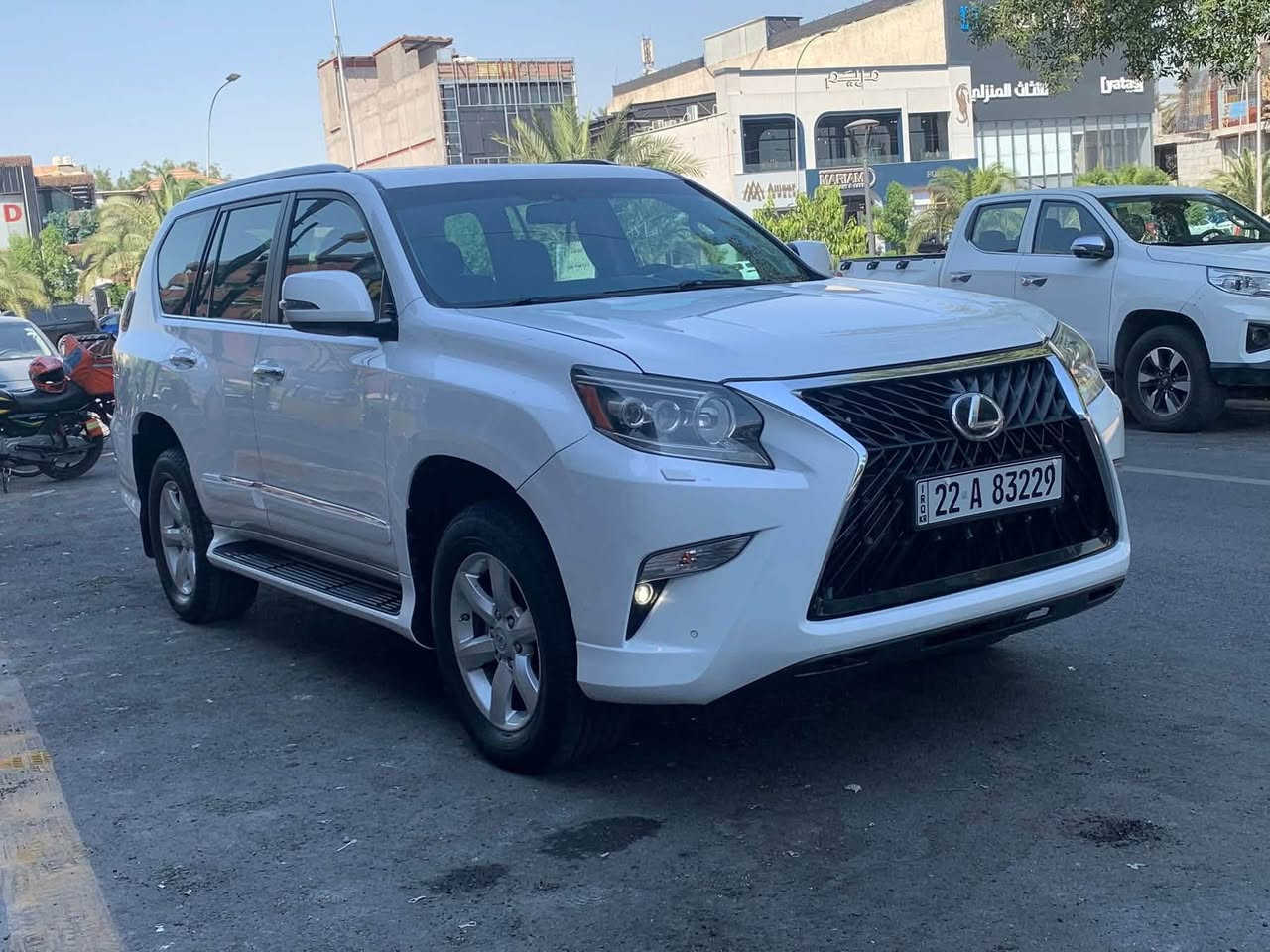سلام عليكم 
لكزس GX460 خليجي
موديل 2018
ماشيه 155 الف كيلو متر
مكفوله فقط بارد شبر چاملغ الأيسر
مكاني بغداد 
زيونه
***********
السعر 35000$ بي مجال
بيع فقط اعتذر عن المراوس
