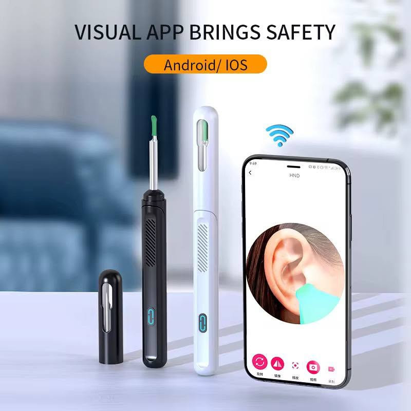 🐰👂 منظف الأذن الذكي NK3 بكاميرا HD يعرض كل شيء على هاتفك مباشرة 📱
شحن Type-C، صورة ثابتة بحساس الجاذبية، استخدام آمن وسهل ⚡
خفيف وممتع، خلي أذنك نظيفة بدون تعب! 💪
السعر 22000 مع التوصيل 
للتواصل واتس إب
***********

نص مكتوب في الصور:
- VISUAL APP BRINGS SAFETY Android/ IOS